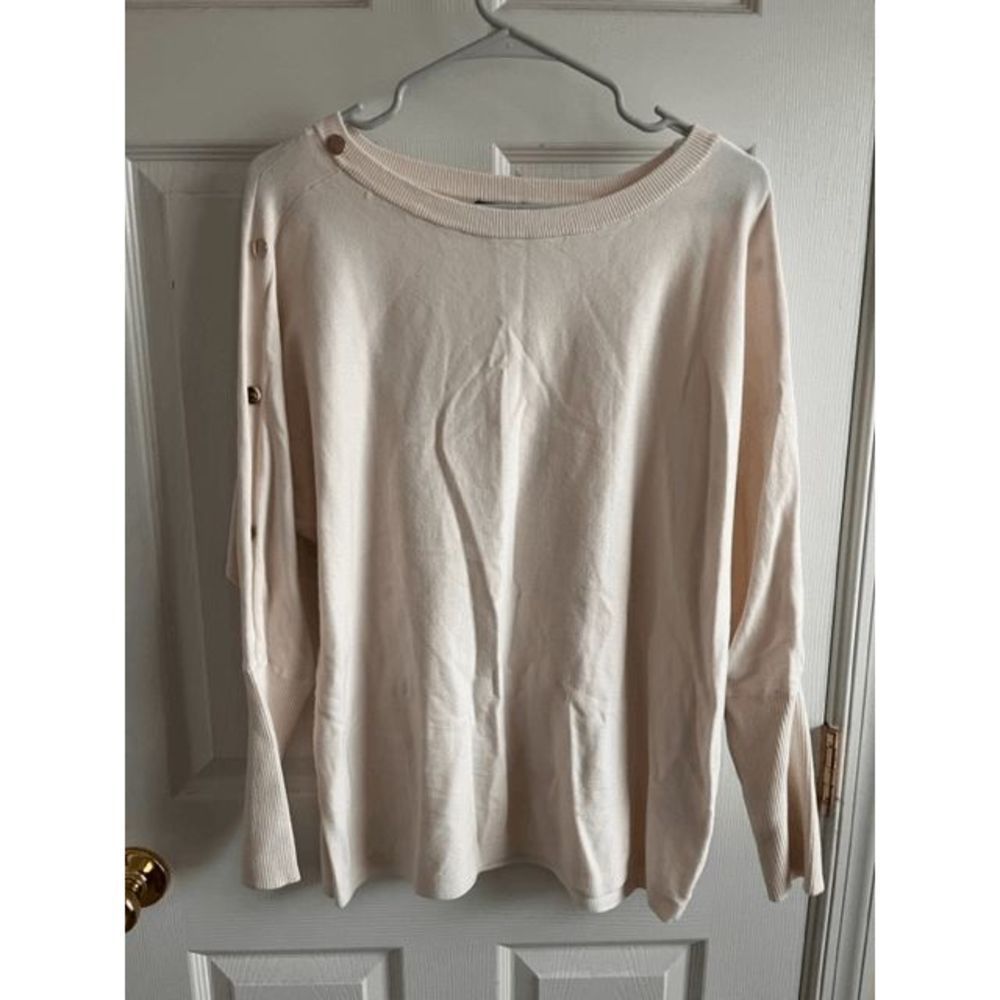 Jones New York Buttons Sweater-XL